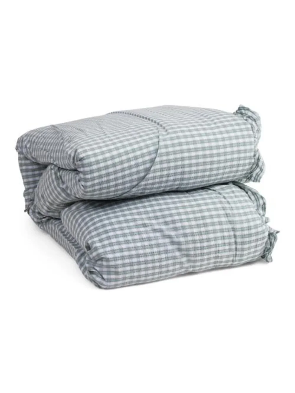RACHEL ASHWELL Mini Gingham Cotton Comforter Set